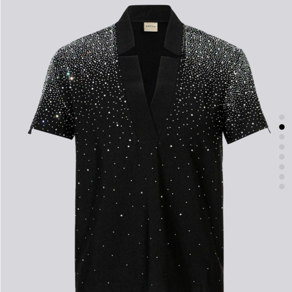 ORTTU Star Neck Diamond Shirt